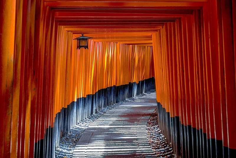 Fushimi Inari Shrine in Kyoto, Japan